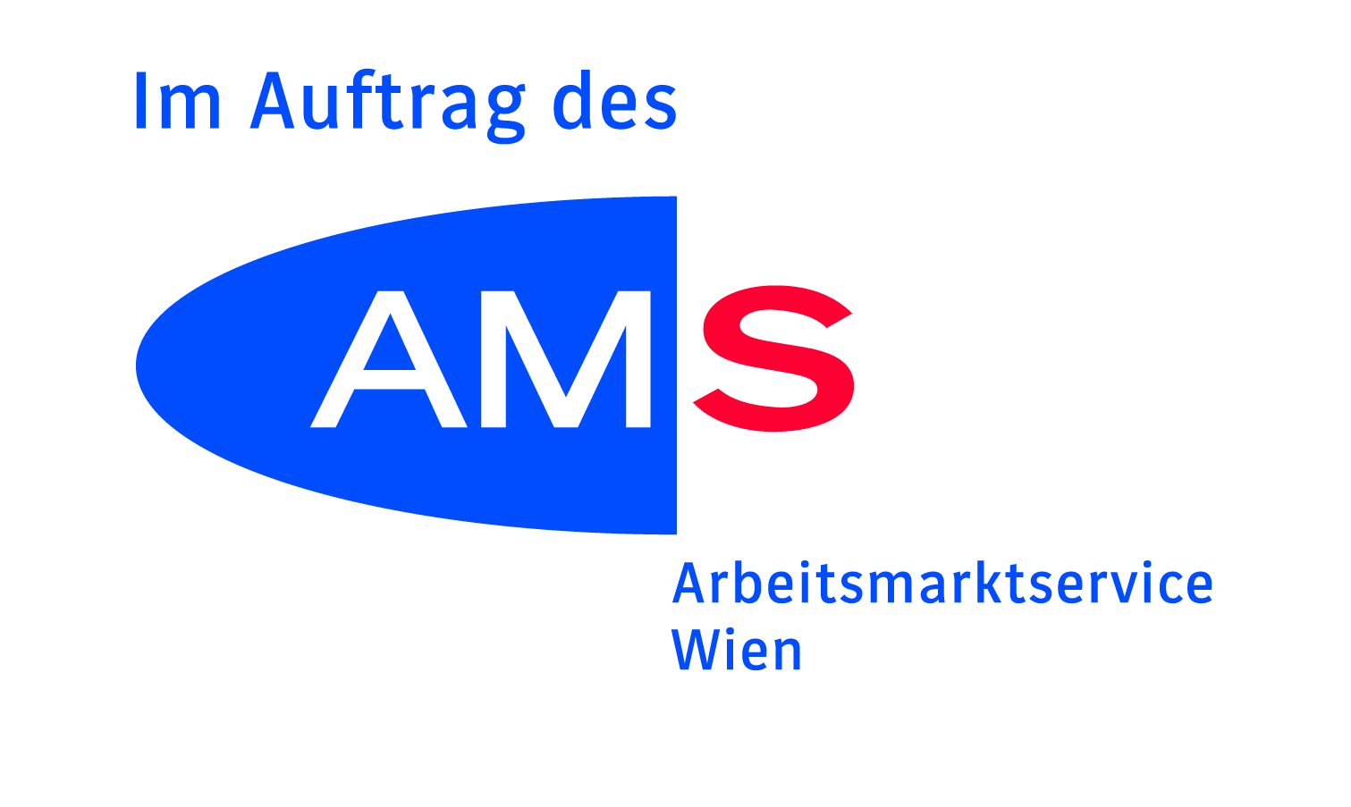 Logo Im Auftrag des AMS Wien
