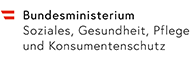 Logo Bundesministerium für Soziales, Gesundheit, Pflege und Konsumentenschutz