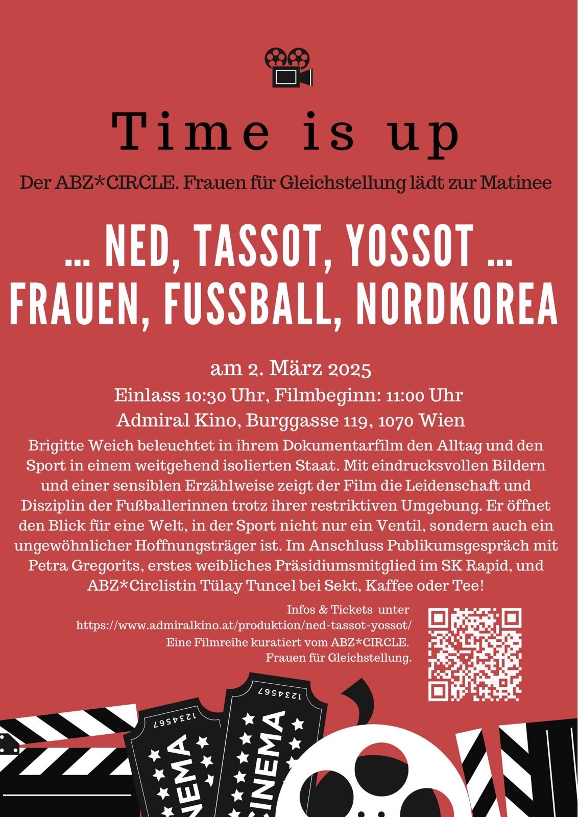 ABZ*Circle-Matinee: ... ned, tassot, yossot ... - Frauen, Fußball, Nordkorea ABZ*Circle-Matinee: ... ned, tassot, yossot ... - Frauen, Fußball, Nordkorea