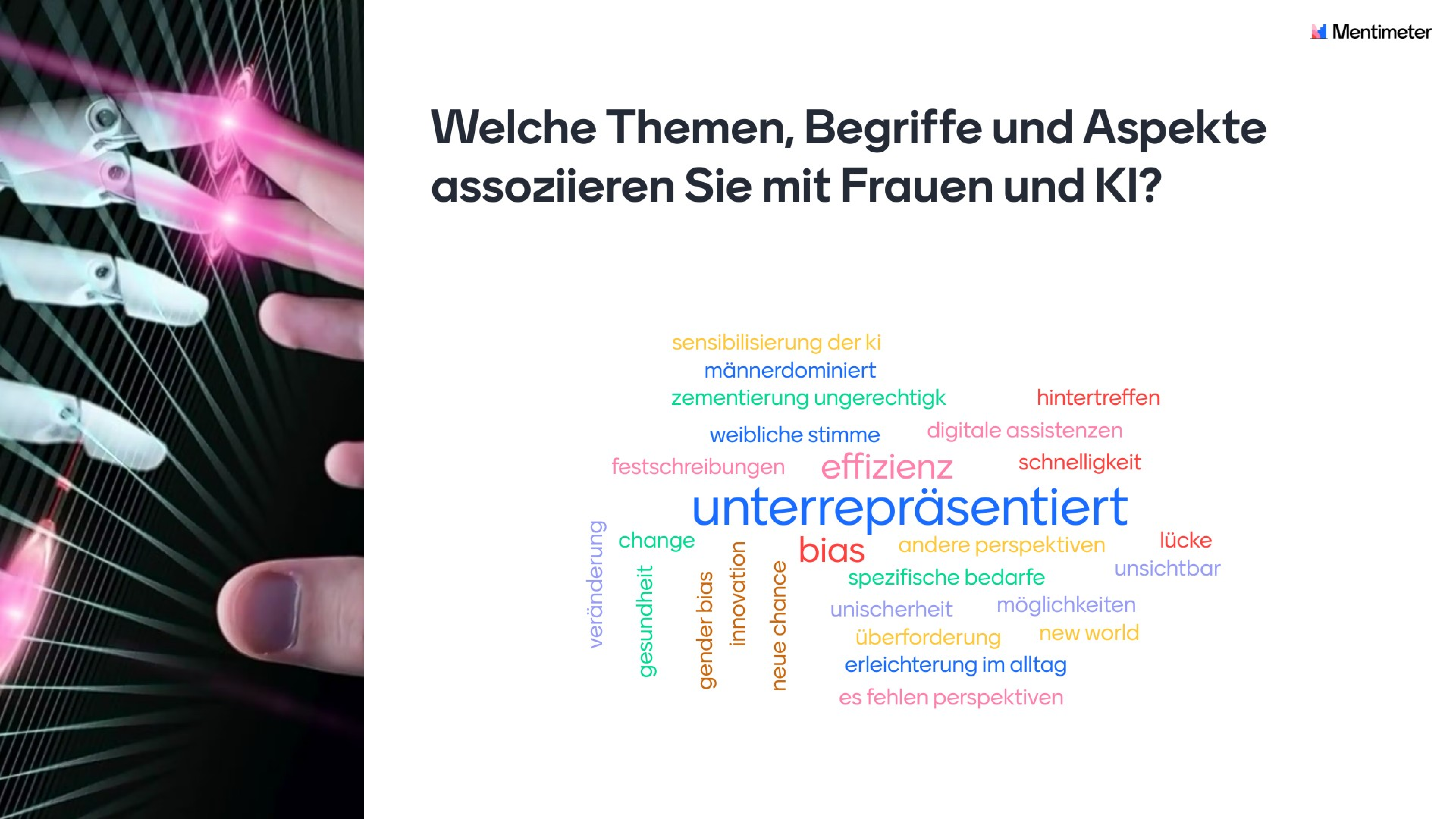 Unsere Mentimeter-Frage Unsere Mentimeter-Frage