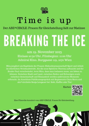 Gleichstellungskino präsentiert: Breaking the Ice Plakat Gleichstellungskino