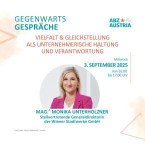 Gegenwartsgespräch mit Mag.a Monika Unterholzner Gegenwartsgespräch mit Mag.a Monika Unterholzner