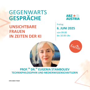 Event Gegenwartsgespräch mit Prof.in Dr.in Eugenia Stamboliev Event Gegenwartsgespräch mit Prof.in Dr.in Eugenia Stamboliev