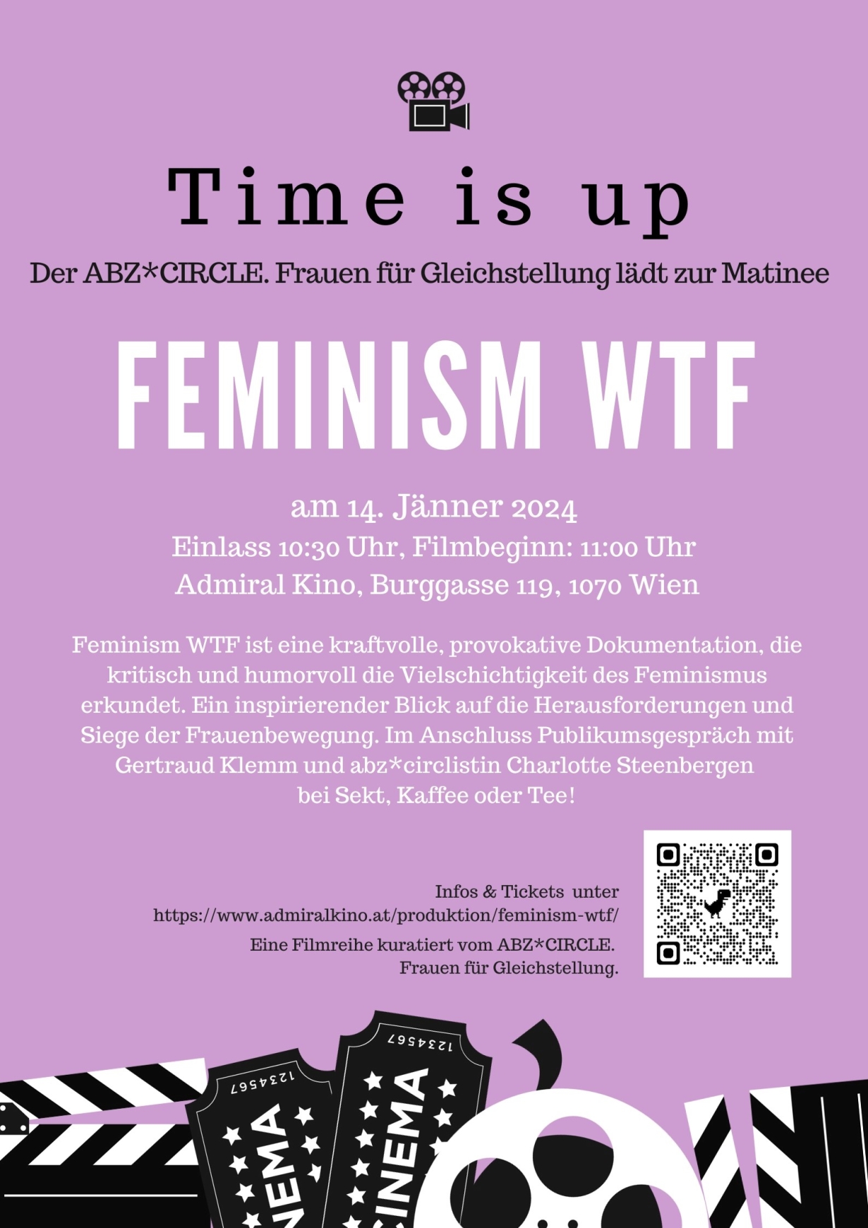 Gleichstellungskino präsentiert: Feminism WTF Filmplakat Gleichstellungskino
