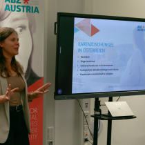 Magdalena Himmelbauer-Kals (ABZ*AUSTRIA) zum Thema AI Companion für Vereinbarkeit @ABZ*AUSTRIA / Sabine Filzmair