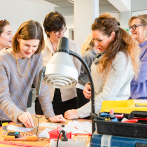 Doris Schmidauer, Petra Draxl und Sandra Kern besuchten FiT-Zentrum Weinviertel, Foto: Graph Art Line e.U.