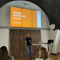 Klaus Hochreiter beim ABZ*AUSTRIA B2B:DIALOG Neues Arbeiten - Erfahrungen aus der Praxis