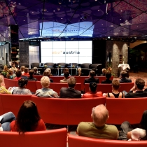 Publikum lauscht dem Vortrag beim ABZ*AUSTRIA Business Frühstück Chancengleichheit