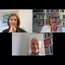 Screenshot vom ABZ*AUSTRIA Gegenwartsgespräche mit Erich Lehner, Manuela Vollmann und Daniela Schallert