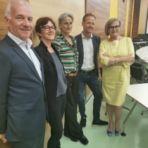 M. Vollmann, N. Griller, T. Kogoj, E. Scambor und E. Lehner bei der ABZ*AUSTRIA-Tagung Men in Care