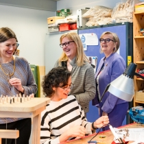 Doris Schmidauer, Petra Draxl und Sandra Kern besuchten FiT-Zentrum Weinviertel, Foto: Graph Art Line e.U.