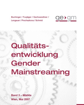 Qualitätsentwicklung Gender Mainstreaming Band 3 Cover Qualitätsentwicklung Gender Mainstreaming Band 3